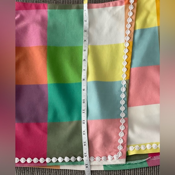 Crown & Ivy Multicolor Plaid stretchy skort - Picture 6 of 8